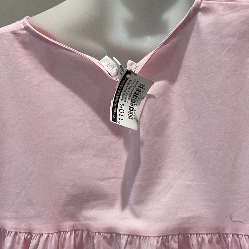 Karlie Pink Ruffle Dress - Picture 3 of 3